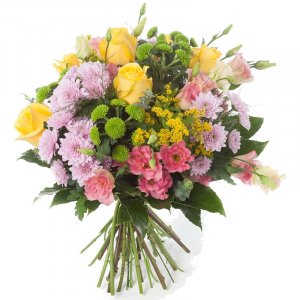 Mixed coloured flower mix